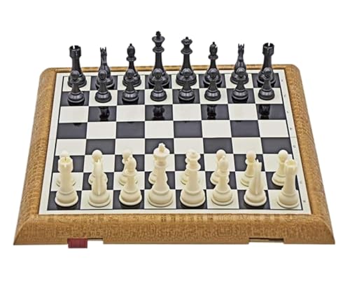 Internationales Schach Schachspiel Aus Magnetischem Kunststoff, Zusammenklappbares Schachbrett, Professionelles Spiel, Unterhaltungsschach Schachset(36.3cm) von OUYUE