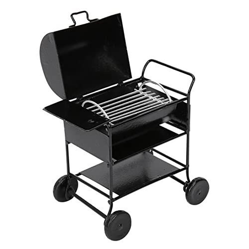 OVAQUIXI Doll House Accessoires Mini BBQ Rack Handcart Kitchen Simulation Ornament 1:12 für Eisenmaterial in Mini -Größe OVAQUIXI Doll House Accessoires Mini BBQ Rack Handcart Kitchen Simulation Ornament 1:12 für Eisenmaterial in Mini -Größe von OVAQUIXI