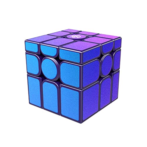 OVERTOYOU Cube Speed Cube Puzzles Lila Farbe Lustig Unregelmäßige Magische Geschwindigkeit Würfel Puzzle Blöcke für Kinder 3D Puzzles für Erwachsene Geschwindigkeit von OVERTOYOU