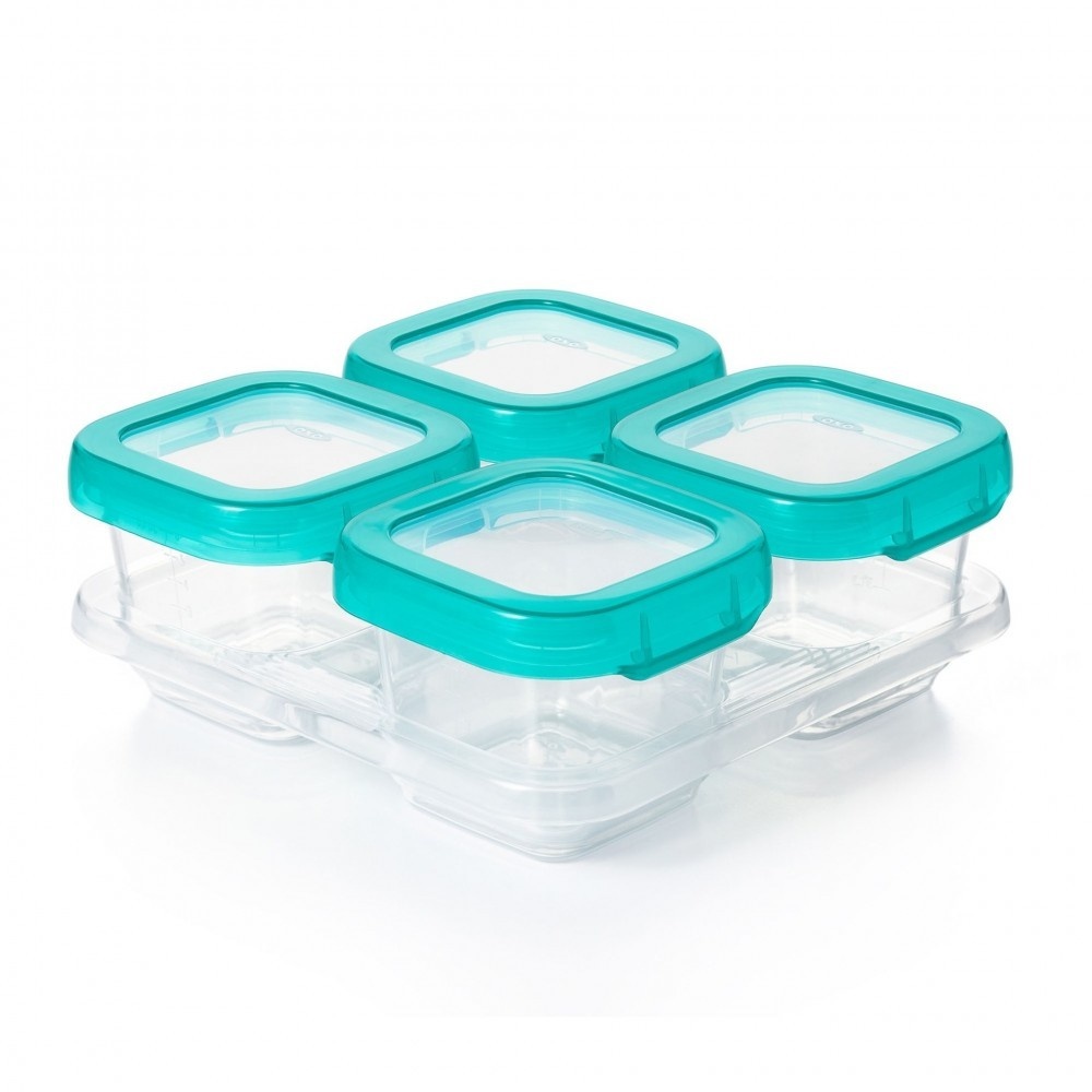 OXO Tot Baby Blocks Freezer Storage Containers 4 parts (4 x 180 ml.) von OXO Tot