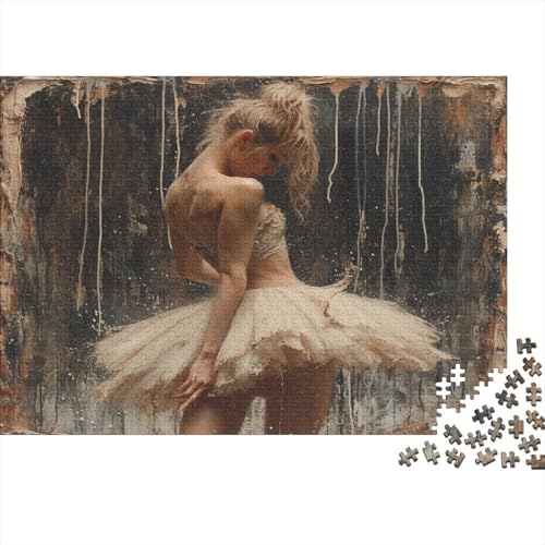 Balletttanz Puzzle 1000 Teile Puzzles Für Erwachsene Klassische Puzzles 1000 Teile Erwachsene Puzzlespiel Erwachsene 1000 Teile Erwachsenen Puzzlespiel Puzzel 1000pcs (75x50cm) von OYINAVTEX