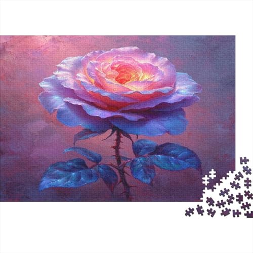 Rose Puzzle 1000 Teile Für Erwachsene Und Kinder Ab 14 Jahrenfür Stressabbauer Puzzlespiel Erwachsenen Puzzlespiel Puzzel 1000pcs (75x50cm) von OYINAVTEX