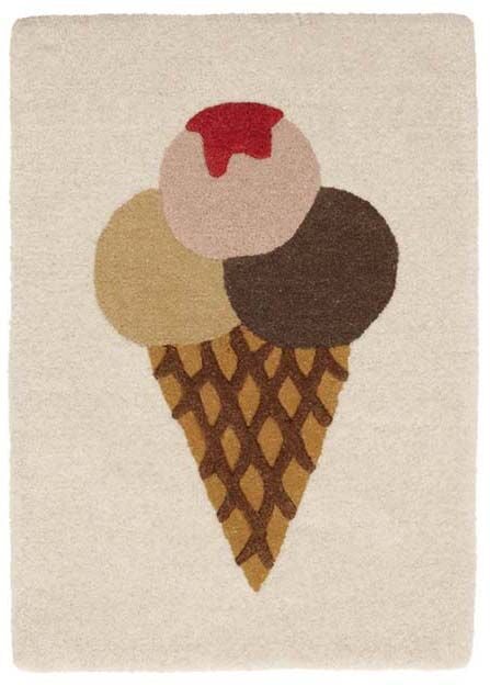 OYOY Ice Cream Tufted Miniature Teppich von OYOY