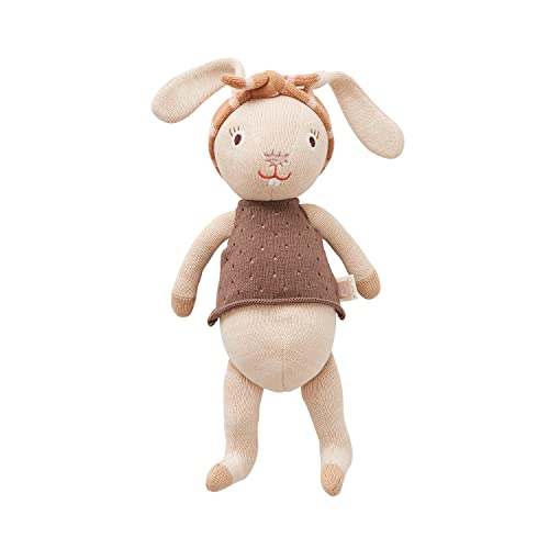 OYOY Mini Stofftier Hase Jolien Rabbit (Beige) - Kuscheltier für Kinder Kuschelkissen aus 100% Baumwolle - H:37 x B:30cm - M107207 von OYOY