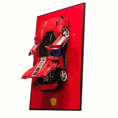 Display Wallboard für Lego Technic Ferrari Daytona SP3 42143, Erwachsene Sammlerstücke für Lego Auto Wandhalterung für Bauset, toll für Lego Liebhaber (nur Display Wallboard) von OYTOCLKU