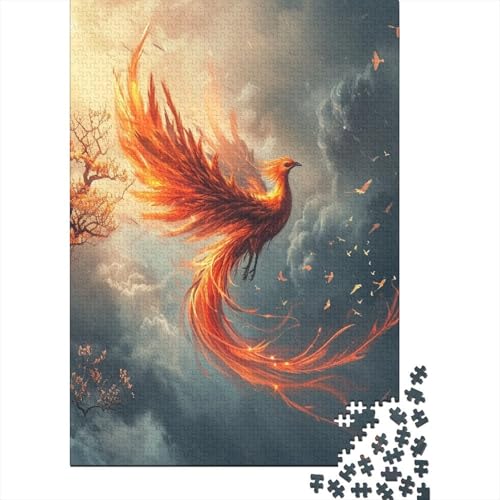 Phoenix Puzzlespiel 1000 Teile Jigsaw Puzzle 1000 Puzzle FüR Erwachsene Kinder Senioren Erwachsenen Puzzlespiel Puzzel 1000pcs (75x50cm) von OZIMORPEL