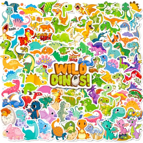 Aufkleber 4 Blätter Dinosaurier Aufkleber 3D Dinosaurier Aufkleber Kinder Papier Sticker Dinosaurier Themed Aufkleber Cartoon DIY Aufkleber Für Basteln, Scrapbooking, Kleinkinder, Jungen, Mädchen von OZXVXZO