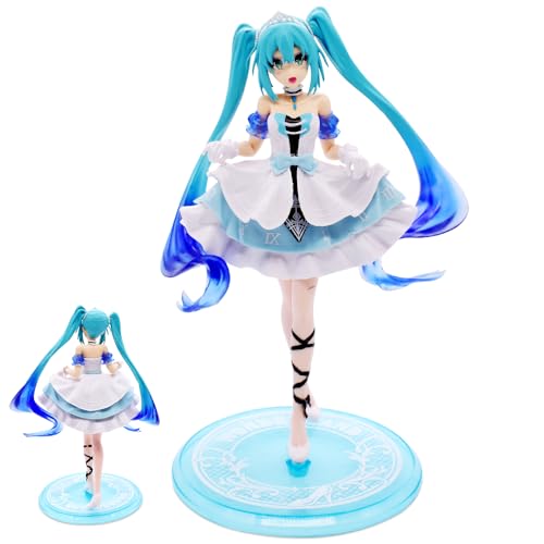 OZXVXZO Hatssunes Miku Anime Figuren Charakter Modell Statue Actionfigur PVC Figure 20 cm Miku Figur, Desktop-Ornamente, Geschenke für Anime-Fans von OZXVXZO