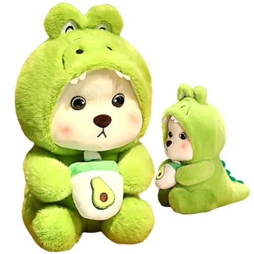 OZXVXZO Krokodil Bär Kuscheltier 23 cm - Bär Plüschtier Geschenk für Kinder - Krokodil Plüschtiere Kissen - Teddybär Puppe Krokodil Figure Spielzeug von OZXVXZO