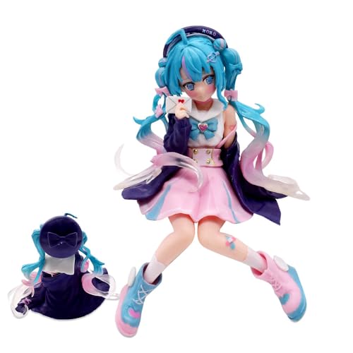 OZXVXZO Miku Anime Figuren Statue, 14 cm Charakter Actionfigur, Anime Sammlung Modell Spielzeug Statue, Desktop-Dekoration Ornamente Xmas Geburtstag Geschenke von OZXVXZO