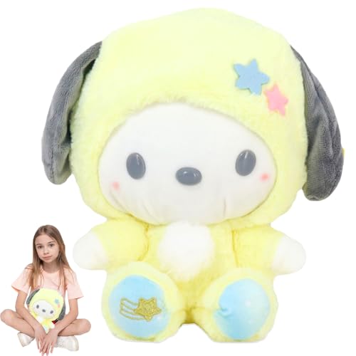 Pocchacco Plüschtier Kuscheltier Kinder Puppe Plüsch Geburtstag Kawaii Cartoon Puppe Kuscheltier Cartoon Plüschtier Anime Flauschiges Plüschtier Mädchen Jungen 20cm von OZXVXZO