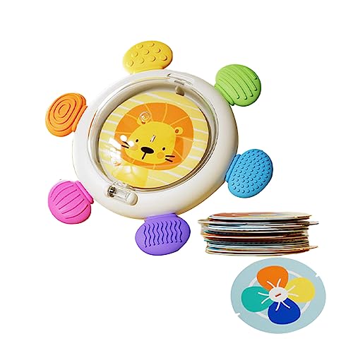 Handheld Beißring Spinner Babys Form Saugnapf Rotierendes Badespielzeug Sensorische Stimulation von Oadnijuie