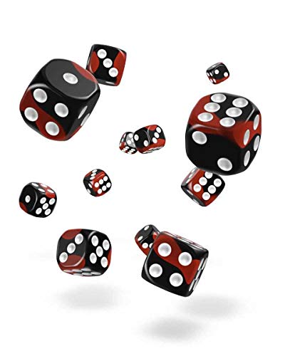 Oakie Doakie Dice D6 Würfel 12 mm Glow in The Dark - Lava (36) von Oakie Doakie Dice