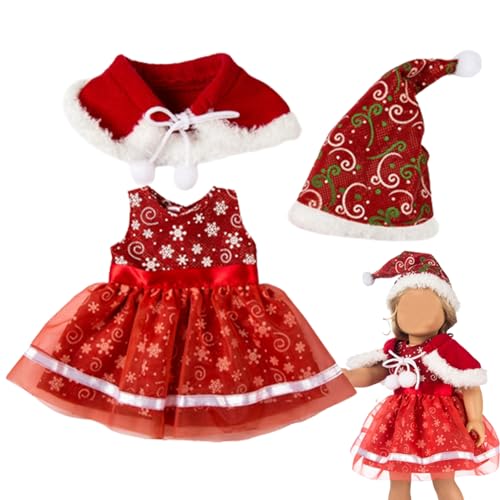 Babypuppenkleidung für 20 -Zoll -Puppen 3pcs/Set Babypuppenoutfit Babypuppenkleidung für 20 -Zoll -Puppen 3pcs/Set Babypuppenoutfit von Obelunrp