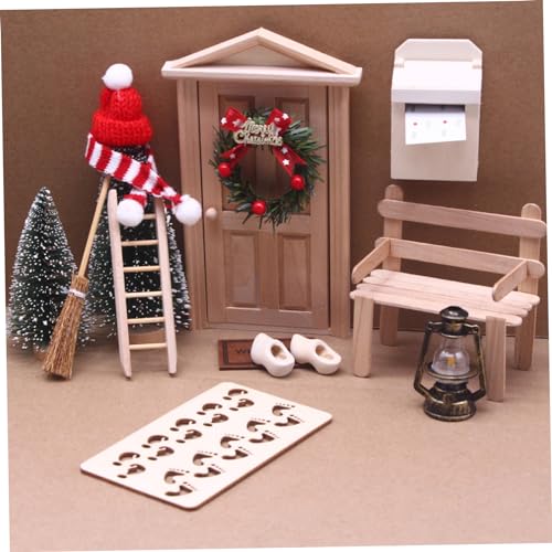 Dollhouse Weihnachtsdekorationen 15pcs/Set DIY Miniatursimulation Feen -Tür Weihnachts -Themen niedliche realistische Puppenhausmöbel, Feenentür, Weihnachtsdekoration Dollhouse Weihnachtsdekorationen 15pcs/Set DIY Miniatursimulation Feen -Tür Weihnachts -Themen niedliche realistische Puppenhausmöbel, Feenentür, Weihnachtsdekoration von Obelunrp