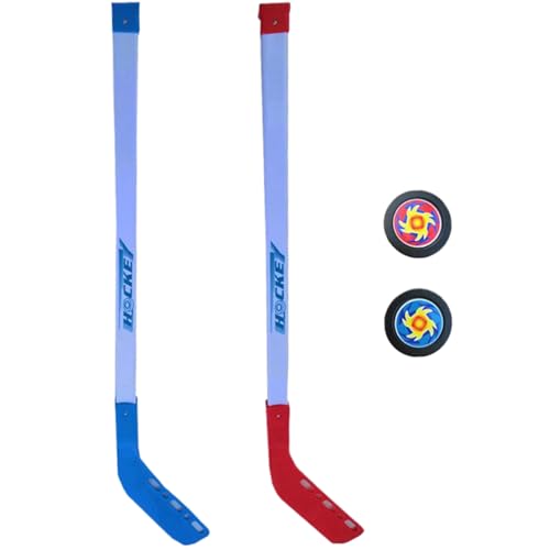 Kinderhockey -Set, Junior Street Hockey -Set umfassen 28 -Zoll -Kinderhockeystock und Hockey, Mini -Hockey -Stick für Jungen und Mädchen, Indoor -Eishockey -Training für Kinder, Kindergeschenke, Kind von Obelunrp