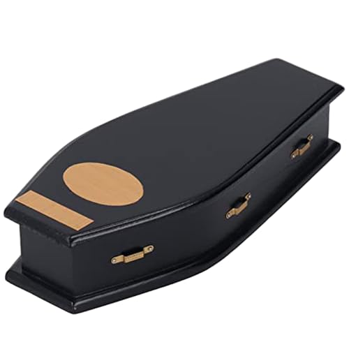 Mini Sarg 7inch 1:12 Skala Öffnbares hölzerne Miniatur -Sarg mit Seitengriff DIY Dekorative Halloween -Miniaturen für Dollhouse, Halloween Village Dekorationen Mini Sarg 7inch 1:12 Skala Öffnbares hölzerne Miniatur -Sarg mit Seitengriff DIY Dekorative Halloween -Miniaturen für Dollhouse, Halloween Village Dekorationen von Obelunrp