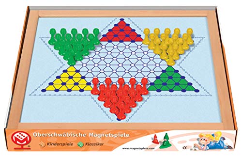 Halma magn. Family Line 40x40 von Oberschwäbische Magnetspiele