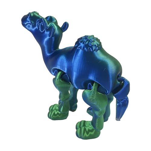 Obesntln Dekorative Tierfiguren,Tiere Actionfigur,3D-gedruckte Wüstentiere - Aktive gemeinsame Tierspielzeugskulptur für, Mädchen, Erwachsene von Obesntln