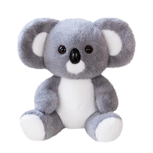 Obesntln Koala-Plüsch,Koala-Stofftier,Süßes Koalabär-Simulations-Plüschtier | Kuscheltier-Umarmungskissen, Koala-sitzende Puppe, weich, kuschelig für Kinder, Mädchen, Zuhause, Sofa, Nachttisch, von Obesntln