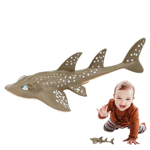 Obesntln Meerestierfiguren - Tiermodell Ozeanfiguren Realistische Simulation Gitarrenfisch | Tiermodell-Set für Fischspielzeug. Unterwasserdekorationen, Lernspielzeug für Kinder von 3–5 Jahren von Obesntln