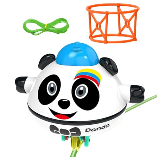 Obesntln Seiltanz-Gyrobot, Gyroskop-Einrad - Seiltänzer Anti-Schwerkraft-Panda,Mehrere Spielmodi, niedliches, ausgewogenes Fingerspitzen-Gyroskop-Spinner-Spielzeug für endlosen Spaß von Obesntln