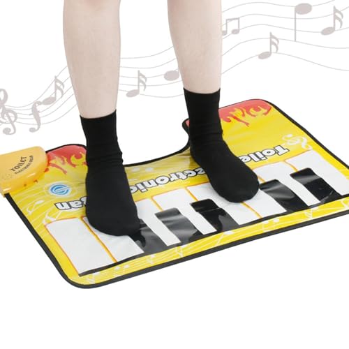 Obesntln Toilettenmatte für Klaviertastatur, Klavierbodenmatte - Klaviermatte Topf | Lustige Musical Matte für und Mädchen, Musikspielmatte für Toilette, Bodenmatte für von Obesntln