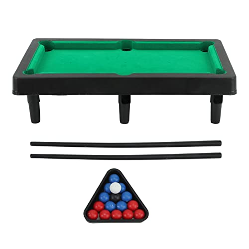 Mini-Billardtisch, interaktive Simulation, Miniatur-Billard-Pool-Spielset für Desktop-Dekoration, Ornament von Obetuens