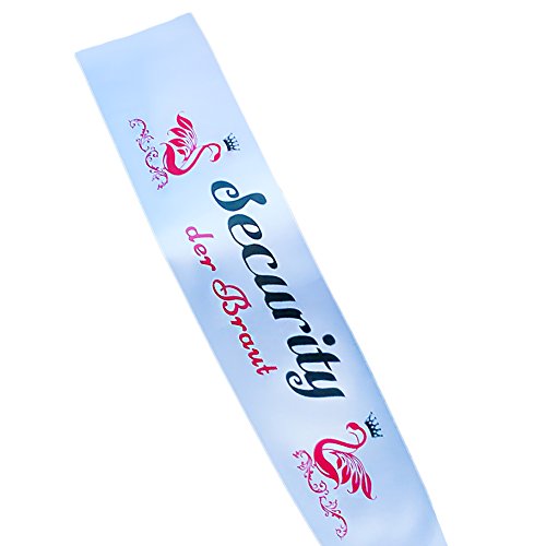 Oblique Unique Braut JGA Schärpe Junggesellenabschied - Security der Braut - Hen Party Sash Bride To Be von Oblique Unique