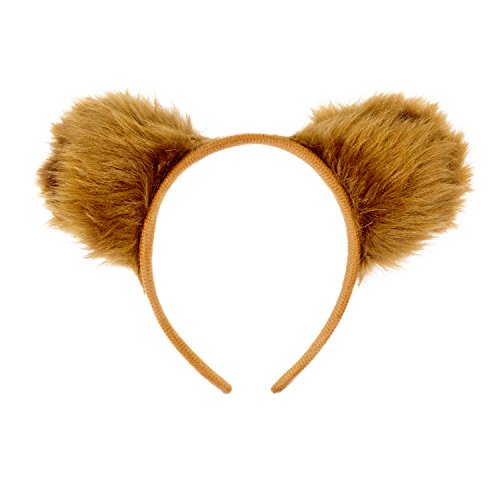 Oblique Unique® Haarreifen Teddy Bär Ohren Braun – Niedliches Bären Kostüm Zubehör für Fasching, Karneval & Party – Plüsch Haarreif für Damen, Herren & Kinder – Verkleidung für Mottoparty & Cosplay von Oblique Unique