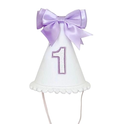 Hübscher Stoffhut für Baby-Geburtstage mit Schleifen-Detail, Partyzubehör, Rollenspiel-Requisiten, Geburtstagshut, modische Baby-Kopfbedeckung Hübscher Stoffhut für Baby-Geburtstage mit Schleifen-Detail, Partyzubehör, Rollenspiel-Requisiten, Geburtstagshut, modische Baby-Kopfbedeckung von Obotsnoi