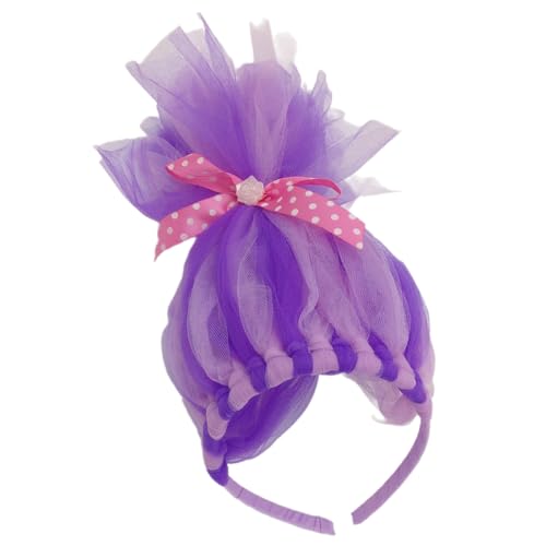 Kinder-Haarreif mit Schleife, Blume, verstellbarer Tüll, für Weihnachten, Halloween, Fotografie, Kopfschmuck, Haarschmuck für Bühnenshow Kinder-Haarreif mit Schleife, Blume, verstellbarer Tüll, für Weihnachten, Halloween, Fotografie, Kopfschmuck, Haarschmuck für Bühnenshow von Obotsnoi