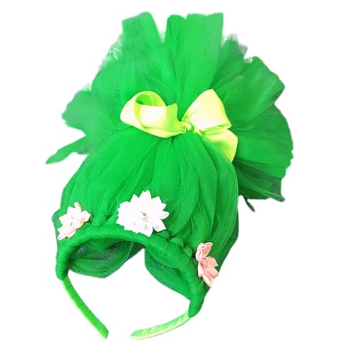 Kinder-Haarreif mit Schleife, Blume, verstellbarer Tüll, für Weihnachten, Halloween, Fotografie, Kopfschmuck, Haarschmuck für Bühnenshow Kinder-Haarreif mit Schleife, Blume, verstellbarer Tüll, für Weihnachten, Halloween, Fotografie, Kopfschmuck, Haarschmuck für Bühnenshow von Obotsnoi