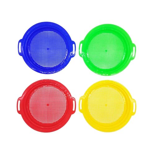 Obotsnoi 4 Stück Sandsiebe für Kinder Strand spielen ideal für Sand Graben und Wasserspiel Outdoor Schatz Werkzeuge Obotsnoi 4 Stück Sandsiebe für Kinder Strand spielen ideal für Sand Graben und Wasserspiel Outdoor Schatz Werkzeuge von Obotsnoi