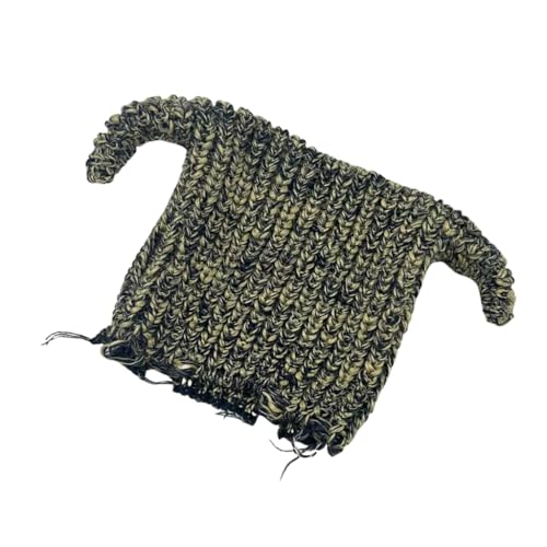 Obotsnoi Cosplay Totenkopf Hut für Halloween Aktivität Strickmütze mit Horn Hut Pullover Cosplay Hut Teufel Schädel Caps von Obotsnoi