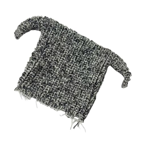 Obotsnoi Cosplay Totenkopf Hut für Halloween Aktivität Strickmütze mit Horn Hut Pullover Cosplay Hut Teufel Schädel Caps von Obotsnoi