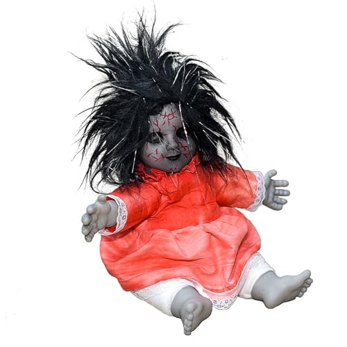 Obotsnoi Gruselige Puppenfigur mit beleuchtetem Gesicht und erschreckendem Soundeffekt Gruseliges Sitzen Sitzen Sound aktiviert Obotsnoi Gruselige Puppenfigur mit beleuchtetem Gesicht und erschreckendem Soundeffekt Gruseliges Sitzen Sitzen Sound aktiviert von Obotsnoi