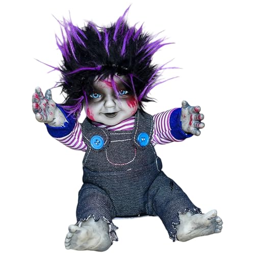 Obotsnoi Gruselige Puppenfigur mit beleuchtetem Gesicht und erschreckendem Soundeffekt Gruseliges Sitzen Sitzen Sound aktiviert Obotsnoi Gruselige Puppenfigur mit beleuchtetem Gesicht und erschreckendem Soundeffekt Gruseliges Sitzen Sitzen Sound aktiviert von Obotsnoi