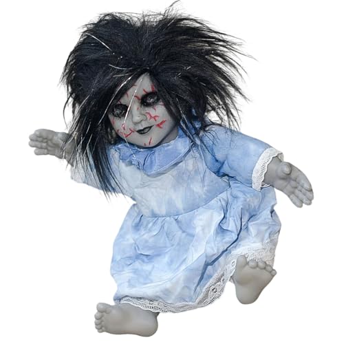 Obotsnoi Gruselige Puppenfigur mit beleuchtetem Gesicht und erschreckendem Soundeffekt Gruseliges Sitzen Sitzen Sound aktiviert Obotsnoi Gruselige Puppenfigur mit beleuchtetem Gesicht und erschreckendem Soundeffekt Gruseliges Sitzen Sitzen Sound aktiviert von Obotsnoi