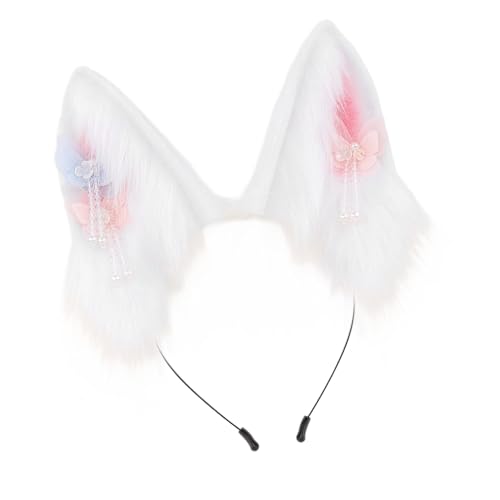 Obotsnoi Handgefertigtes Plüsch Tierisches Ohrhaarband Mit Abnehmbarem Und Werbenem Ohr Für Anime Liebhaber Rollenspiel Party Kostüm Accessoire Anime Enthusiast Haarband Obotsnoi Handgefertigtes Plüsch Tierisches Ohrhaarband Mit Abnehmbarem Und Werbenem Ohr Für Anime Liebhaber Rollenspiel Party Kostüm Accessoire Anime Enthusiast Haarband von Obotsnoi