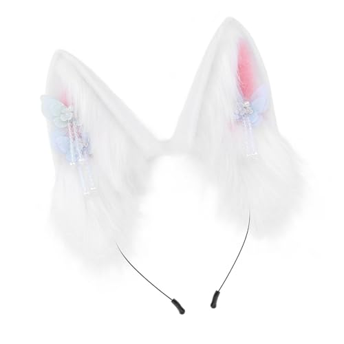 Obotsnoi Handgefertigtes Plüsch Tierisches Ohrhaarband Mit Abnehmbarem Und Werbenem Ohr Für Anime Liebhaber Rollenspiel Party Kostüm Accessoire Anime Enthusiast Haarband Obotsnoi Handgefertigtes Plüsch Tierisches Ohrhaarband Mit Abnehmbarem Und Werbenem Ohr Für Anime Liebhaber Rollenspiel Party Kostüm Accessoire Anime Enthusiast Haarband von Obotsnoi