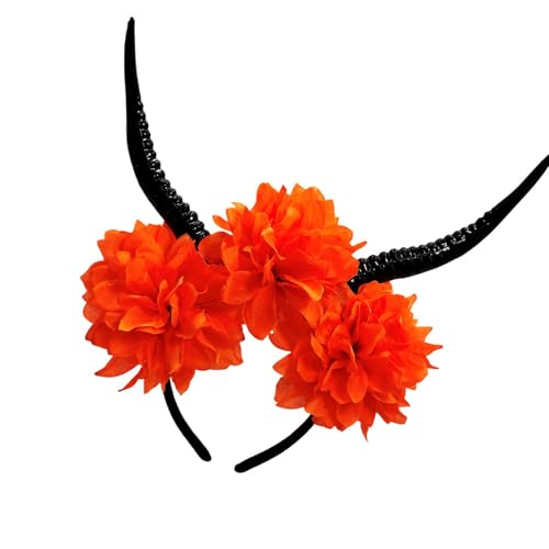 Obotsnoi Leichtes Halloween Antilope Horn Haarzubehör Blumenharz Party Haarband Cosplay Fotografie Kopfschmuck Geheimnisvolles Blumenhorn Kostüm Accessoire Obotsnoi Leichtes Halloween Antilope Horn Haarzubehör Blumenharz Party Haarband Cosplay Fotografie Kopfschmuck Geheimnisvolles Blumenhorn Kostüm Accessoire von Obotsnoi