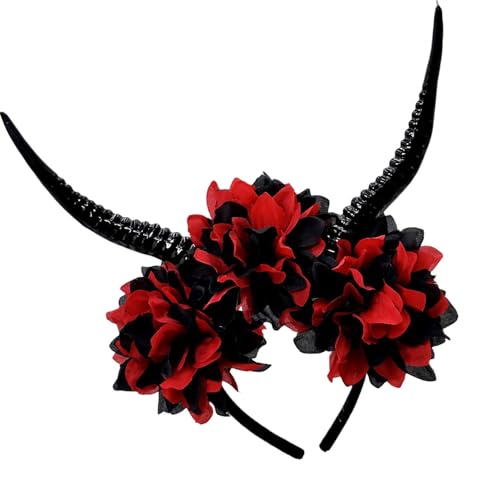 Obotsnoi Leichtes Halloween Antilope Horn Haarzubehör Blumenharz Party Haarband Cosplay Fotografie Kopfschmuck Geheimnisvolles Blumenhorn Kostüm Accessoire Obotsnoi Leichtes Halloween Antilope Horn Haarzubehör Blumenharz Party Haarband Cosplay Fotografie Kopfschmuck Geheimnisvolles Blumenhorn Kostüm Accessoire von Obotsnoi