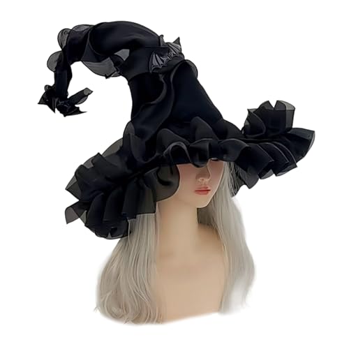 Obotsnoi Verstellbarer Hexenkostümhut Leichtes Bequemes Stoff Elastic Band Für Halloween Partys Cosplay Event Und Thematische Versammlungen Verstellbarer Hexenhut Für Erwachsene Kinder Obotsnoi Verstellbarer Hexenkostümhut Leichtes Bequemes Stoff Elastic Band Für Halloween Partys Cosplay Event Und Thematische Versammlungen Verstellbarer Hexenhut Für Erwachsene Kinder von Obotsnoi