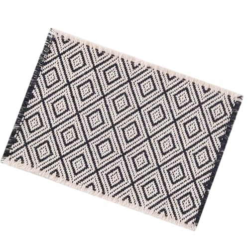 Realistischer Miniatur-Teppich für 1/12 Puppenhaus, leicht zu reinigen, Bodenmatte für Bastelmodell, Wohnzimmer, Szene, Dekoration, Puppenhaus-Teppich Realistischer Miniatur-Teppich für 1/12 Puppenhaus, leicht zu reinigen, Bodenmatte für Bastelmodell, Wohnzimmer, Szene, Dekoration, Puppenhaus-Teppich von Obotsnoi