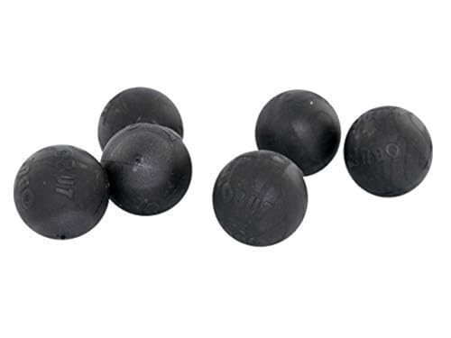 Obut 6 Schwarz Boccia-Kugeln, ramassables pro Magnet von Obut