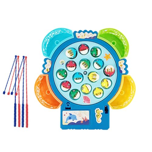 Ocastuted Spielzeug für Fischereispiel, Magnetic Fishing Game Toys | Plattenspieler Magnetic Fishing Catching Brettspiel - Water Bad Pool Outdoor -Spielzeug für Familie, Kinder, Freunde, Kinder von Ocastuted