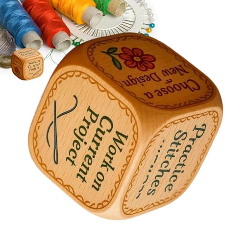 Stickwürfel | Sticker Entscheidungswürfel mit Stickaufgaben | Kreative Nähzubehör Für Reise Workshops Kunsthandwerk,Set Für Anfänger Enthusiasten Stickwürfel | Sticker Entscheidungswürfel mit Stickaufgaben | Kreative Nähzubehör Für Reise Workshops Kunsthandwerk,Set Für Anfänger Enthusiasten von Ocastuted