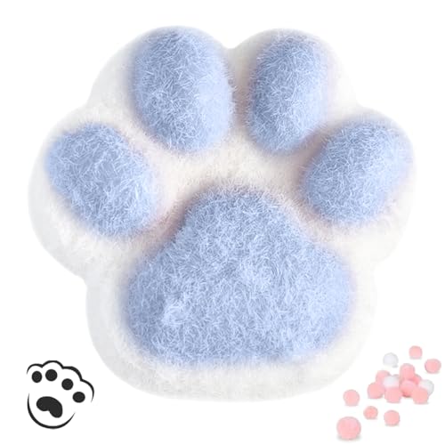 Big Cat Paw Squishy Toy,Silikon-Quetschspielzeug zum Stressabbau,Anti Stress Spielzeug für Kinder Erwachsener (Blau) von Occtingkind