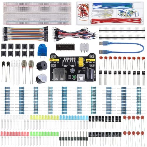 Zuverlässige Komponenten für Experimente, Elektronik-Komponenten-Spaß-Set, STM32-kompatibel, 830 TiePoints Steckplatine von Oceanlend